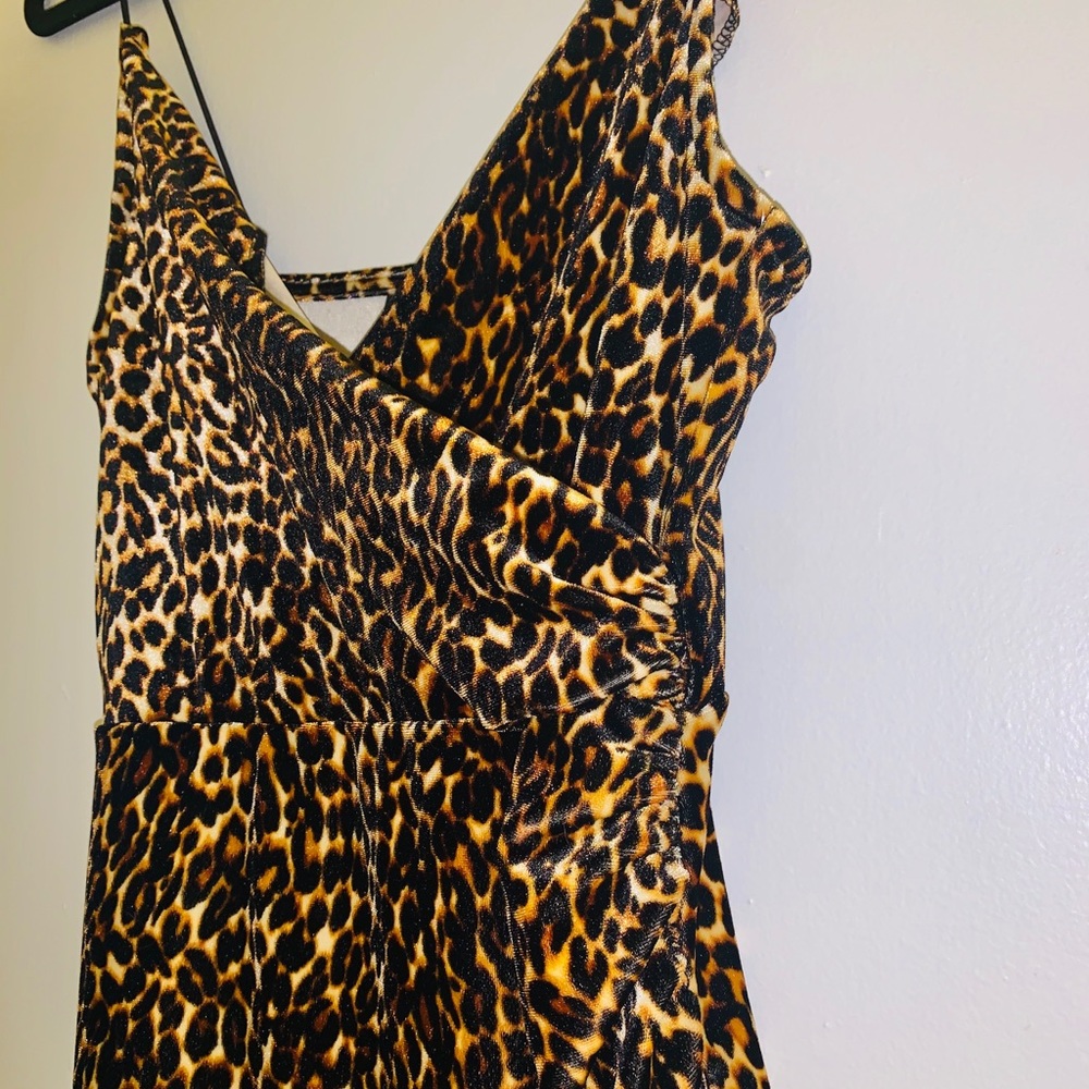 Leopard print dress ax